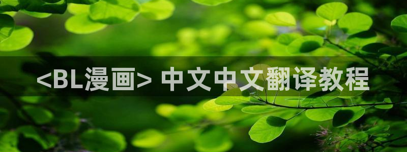 美丽新世界51漫画漫画大全：<BL漫画> 中文中文翻译教程
